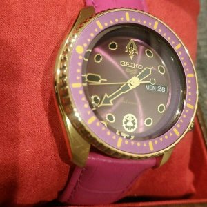 Seiko 5 JoJo's Bizarre Adventure Limited SBSA036 JoJo Giorno Giovanna RARE  | WatchCharts