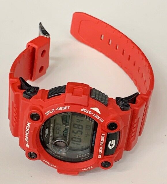 g-shock g-rescue series red dial men's watch g-7900a