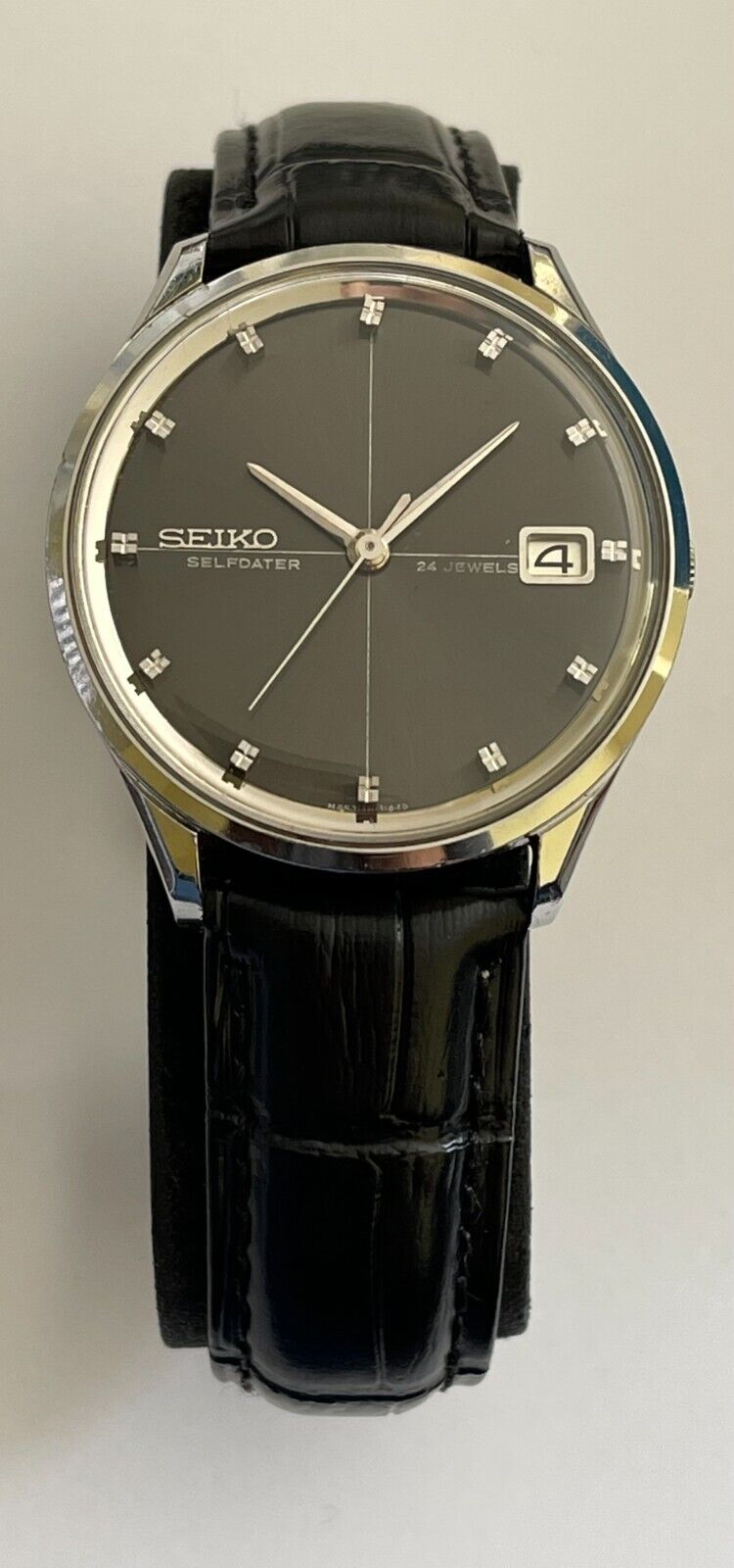 Vintage Seiko J13062 Seiko Sea Lion M55 Black Dial Selfdater 24