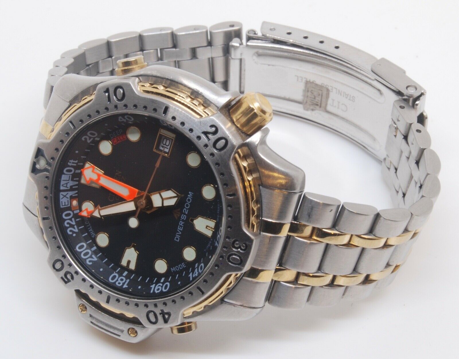 CITIZEN Aqualand Promaster Diver's Vintage Watch 200m Japan Quartz
