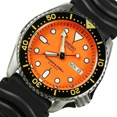 seiko divers watch orange