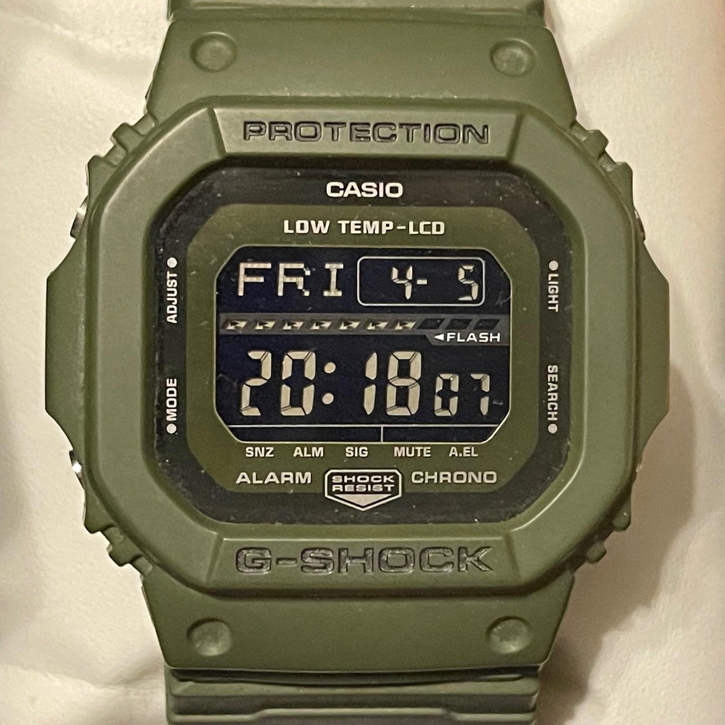 WTS] Casio G-Shock GLS-5600CL-3 G-Lide Low Temp Resistance Green 