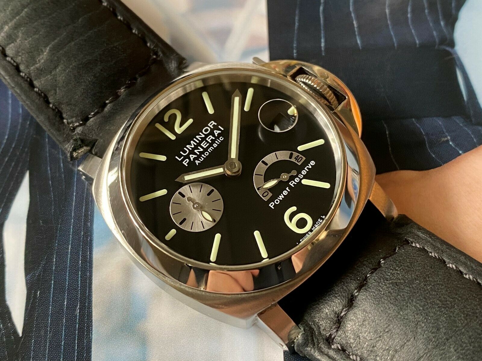 Very Rare Panerai PAM00125 PAM 125 Luminor Power Reserve 40mm