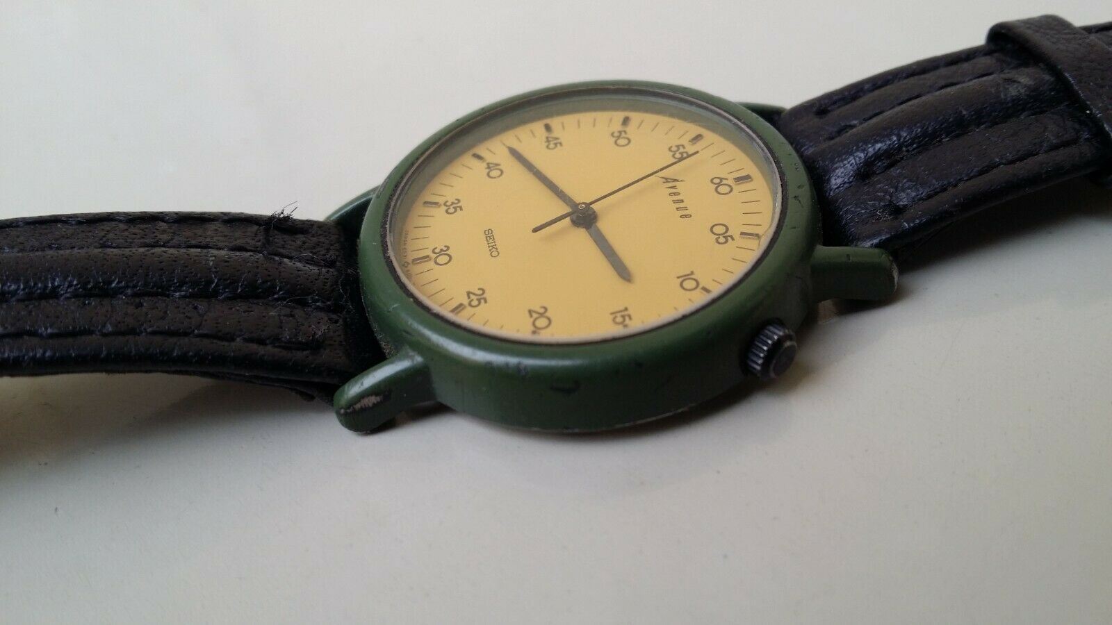 vintage seiko avenue sport dial 6531-600A wristwatch for men's