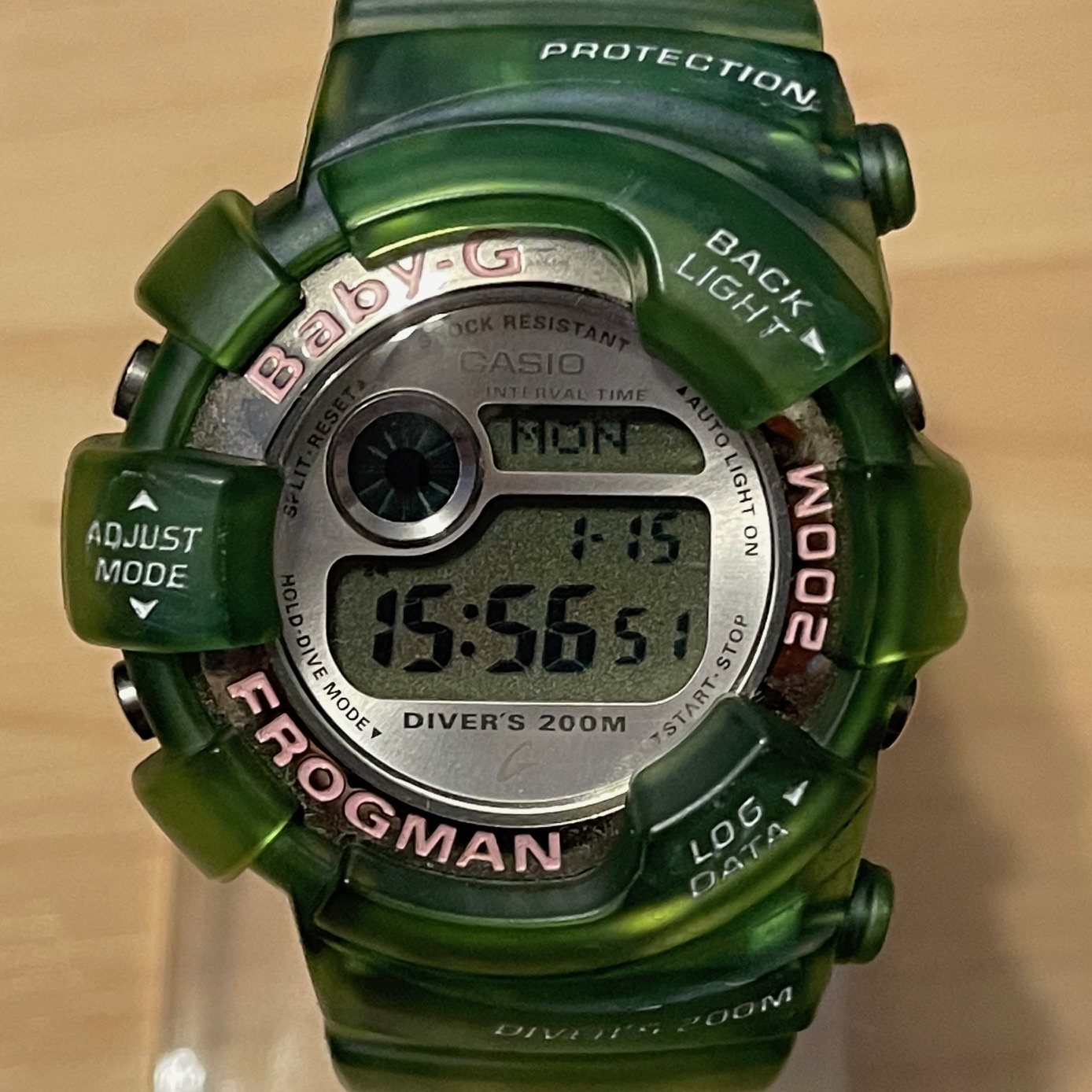 [WTS] Casio G-Shock Baby-G Frogman Green Apple WCCS BGW