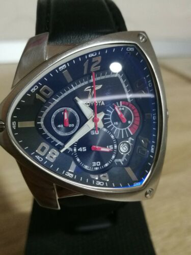 希少 SEIKO TOYOTA F1 Lukia7T92 Chronograph SEIKO Lukia 7T92 Chronograph Stainless Steel Watch Wine Red