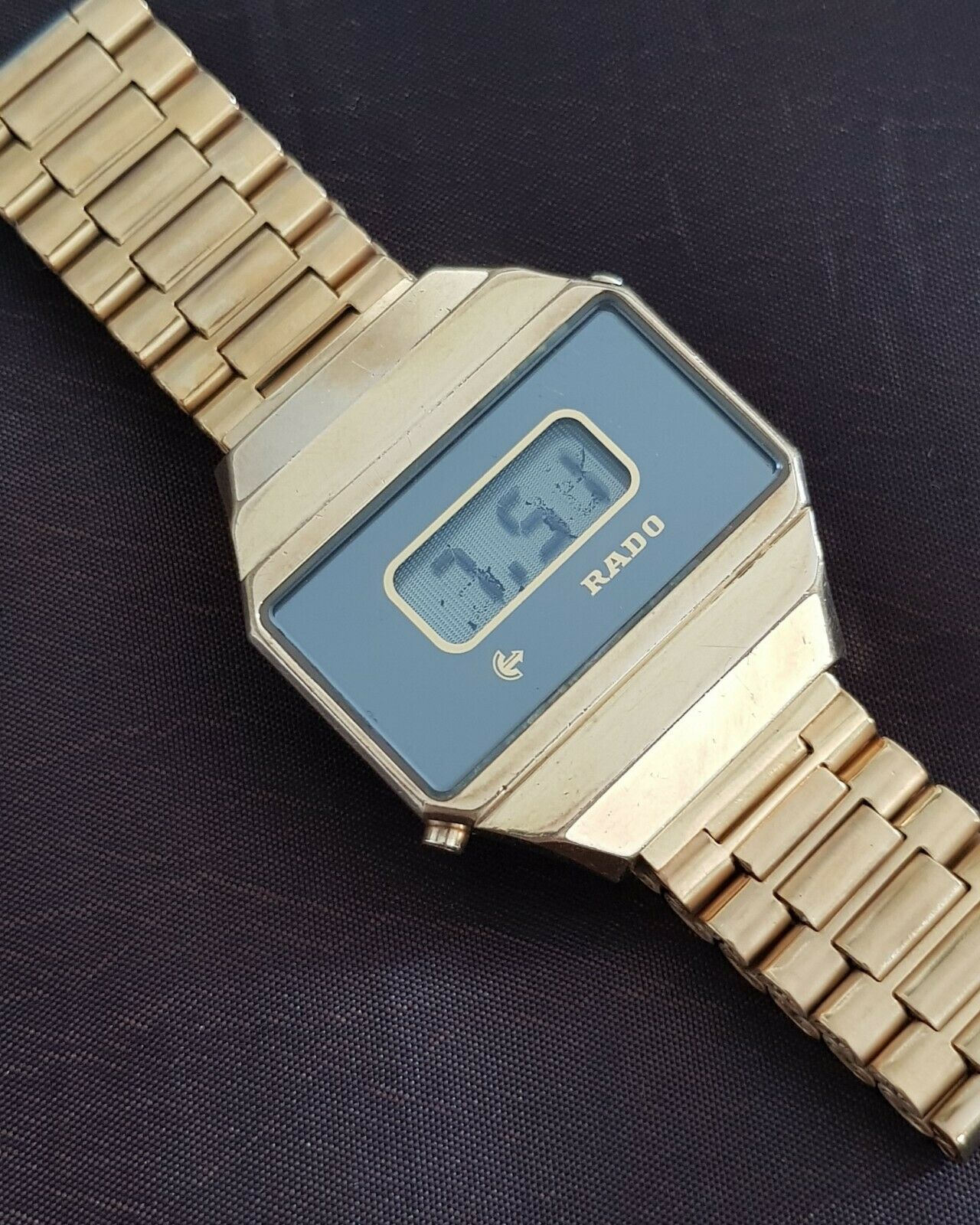 Vintage Rare Collectors Rado Quartz Gold Digital Swiss Watch WatchCharts Marketplace