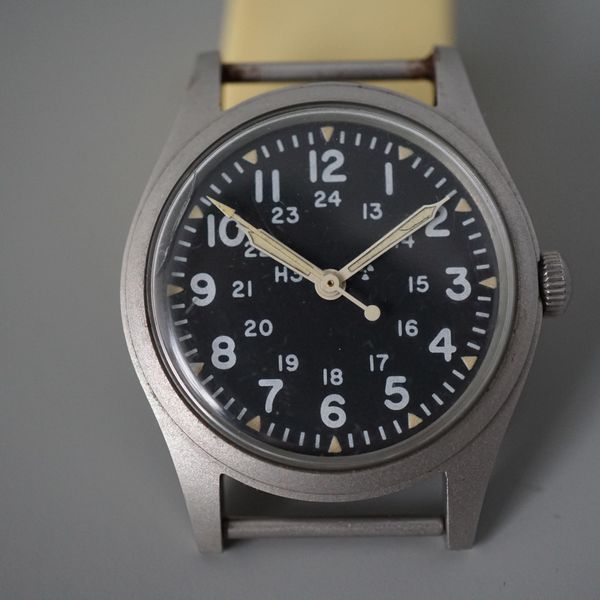 [WTS] Hamilton MIL-W-46374 H3 Tritium US Military Manual Men's Winding ...