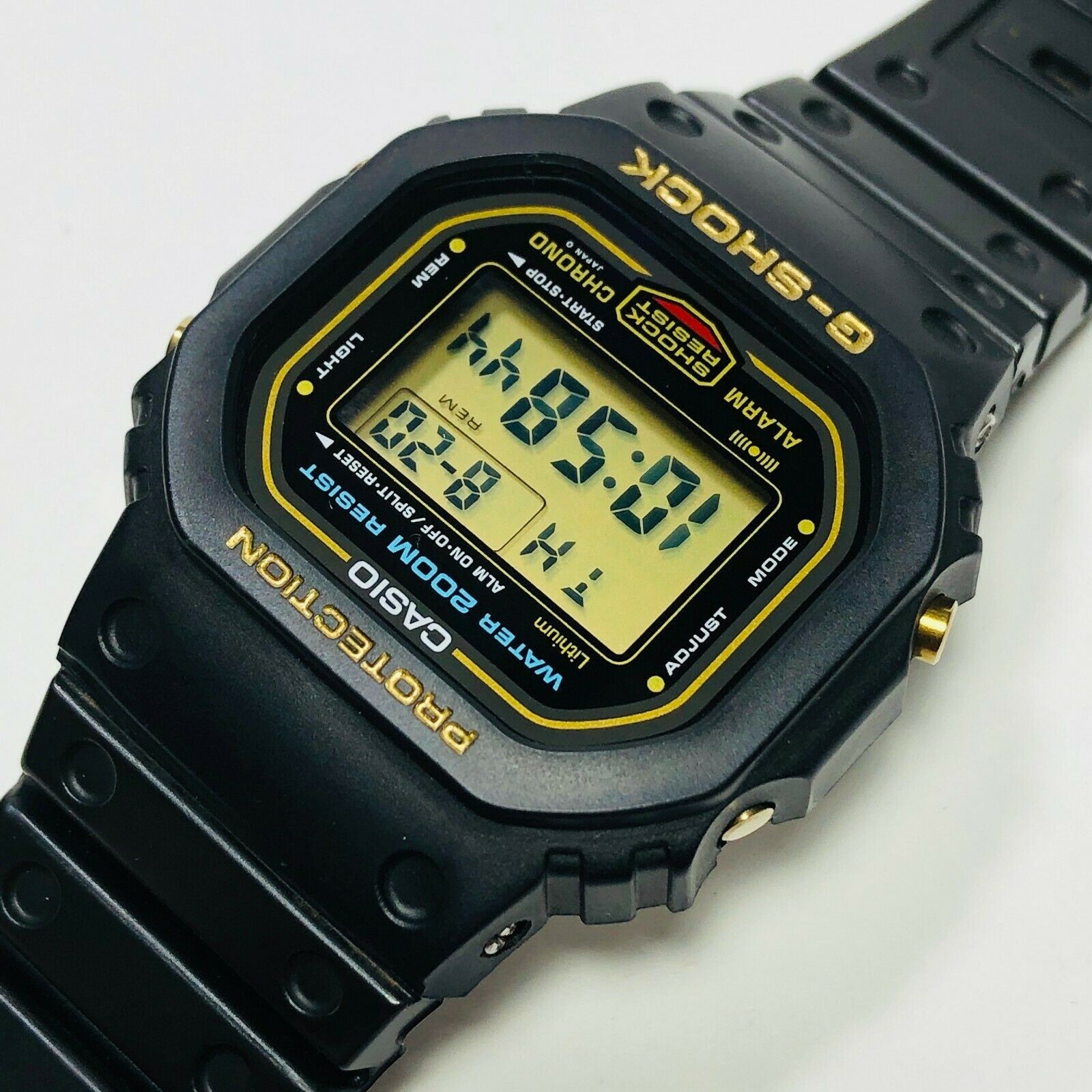 G-Shock DW5600C DW-5600C-9CV BLACK WR 200m Module 901 Rare Vintage