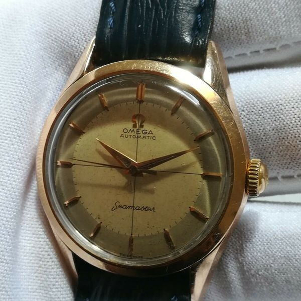Omega Seamaster Automatic Watch Cal 471 Vintage Gold Cap Ref 2802 1sc 
