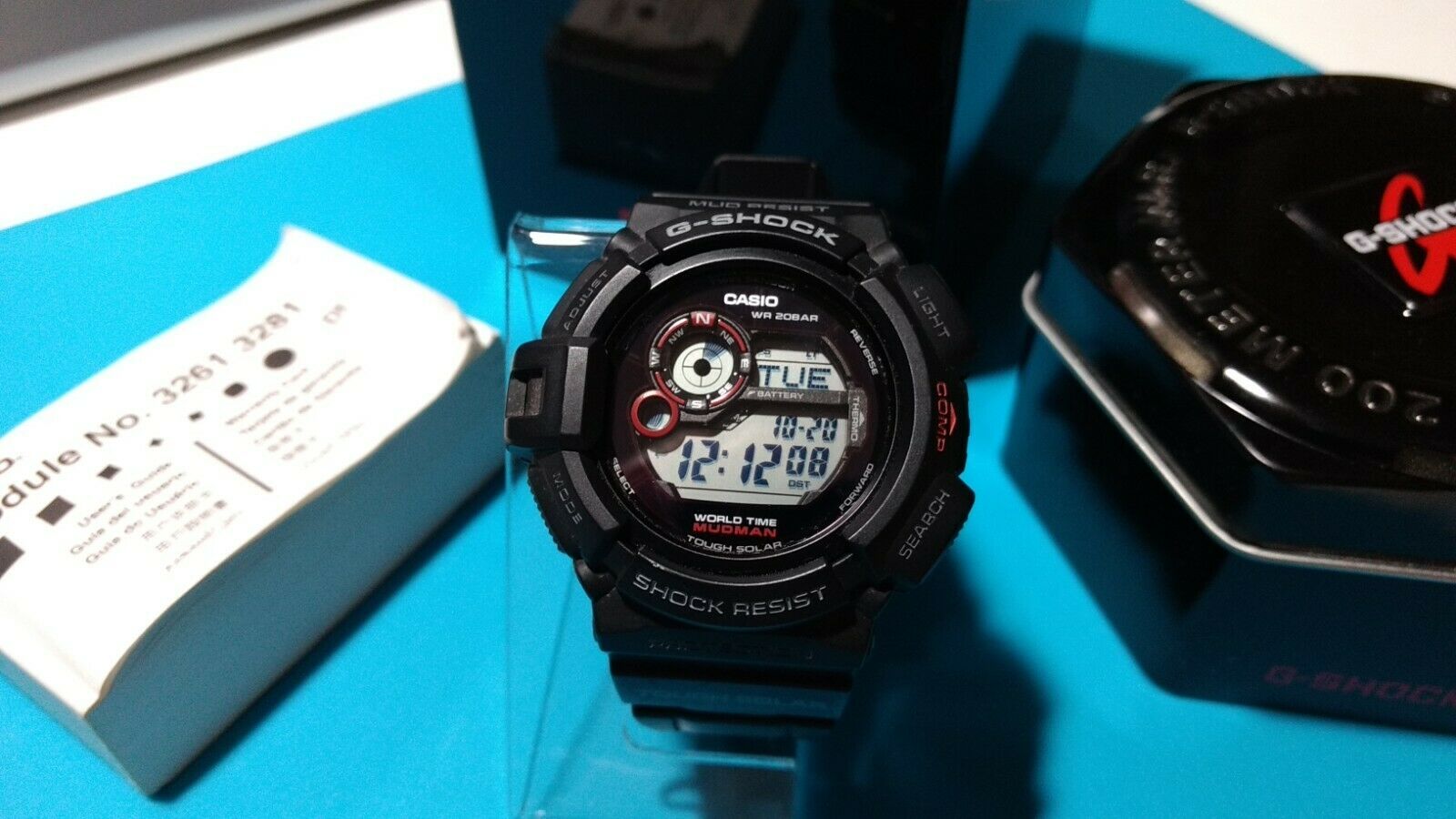 CASIO G-SHOCK 3261 JAPAN Master Of G Mudman G-9300-1DR Tough Solar