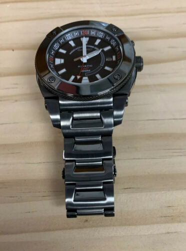 EXCELLENT Seiko KINETIC GMT Automatic Watch 100M 5M65