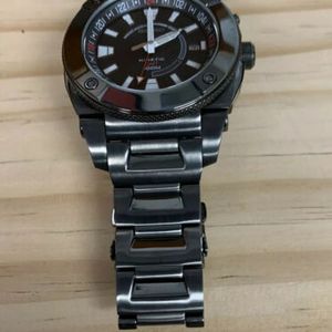 EXCELLENT Seiko KINETIC GMT Automatic Watch 100M 5M65 0AB0 BLACK CHROME |  WatchCharts