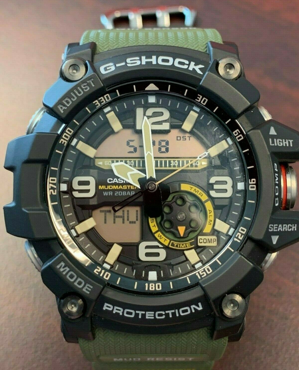 Casio G Shock Mudmaster Men S Green Wristwatch Gg 1000 1a3cr Watchcharts