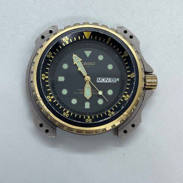 Vintage Casio MQD-5000W Module 328 Profess Diver Men's Wrist Watch ...