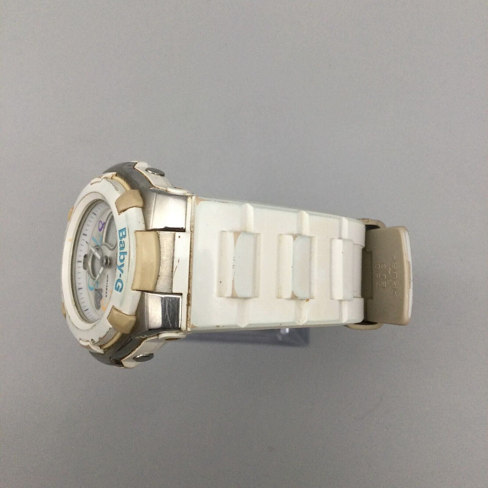 Casio Baby-G Digital Analog Watch Women White 5070 BGA-116