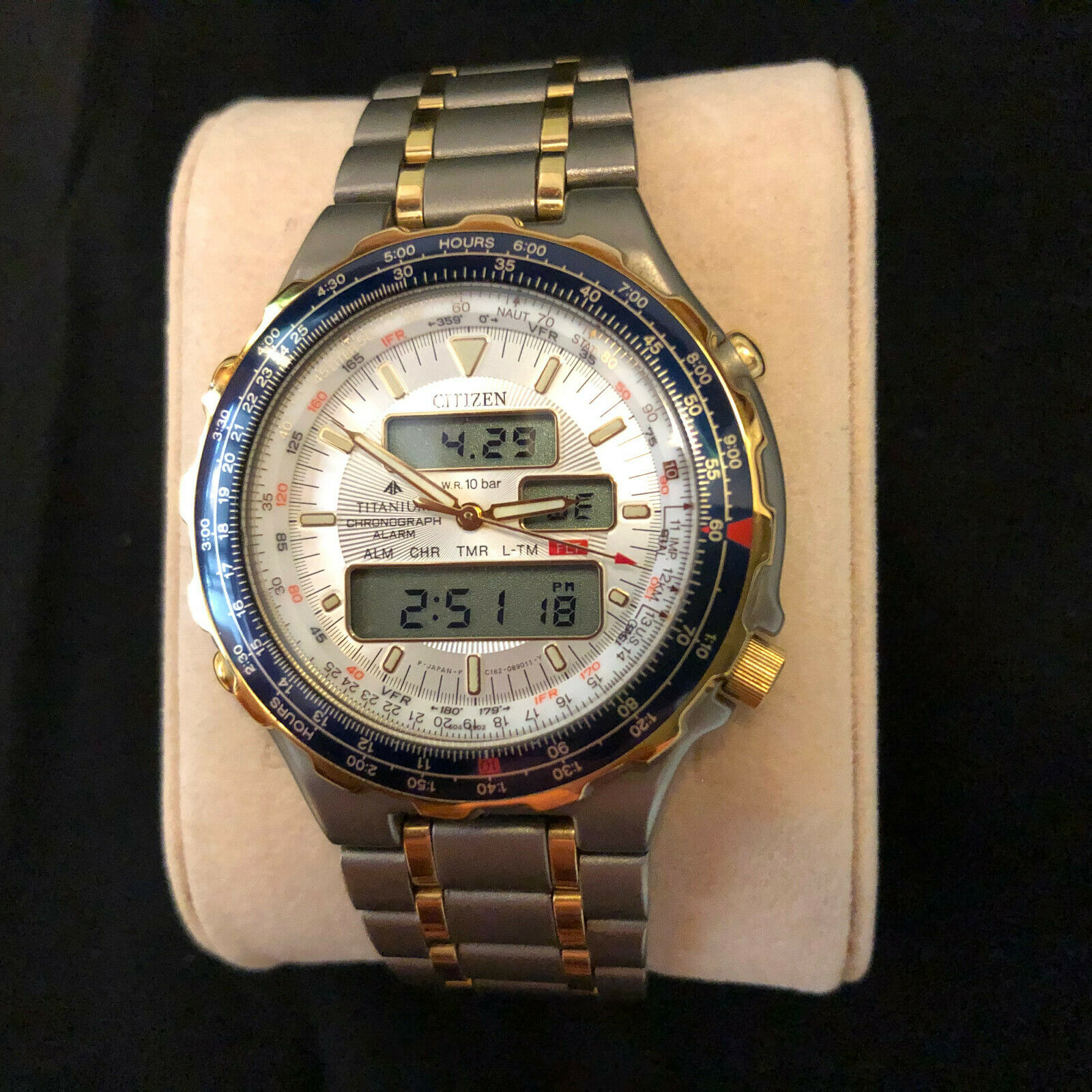 Citizen Promaster Watch Titanium Pilot C162 -Navihawk type