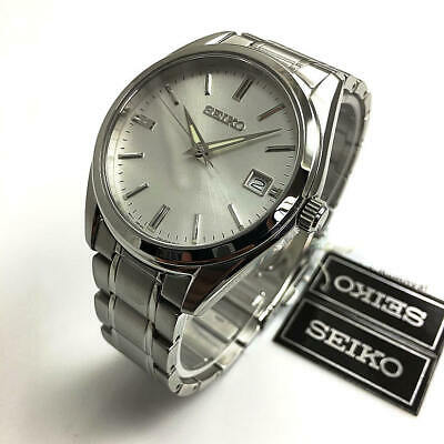 Men's Seiko Silver Tone Stainless Steel Classic Watch SUR307