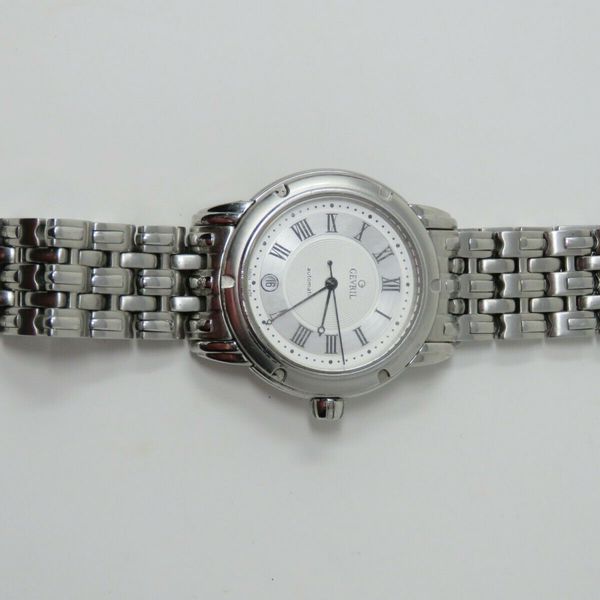 1st Gen Stainless Steel Rare Mens Gevril A0111R Automatic Date Swiss ...