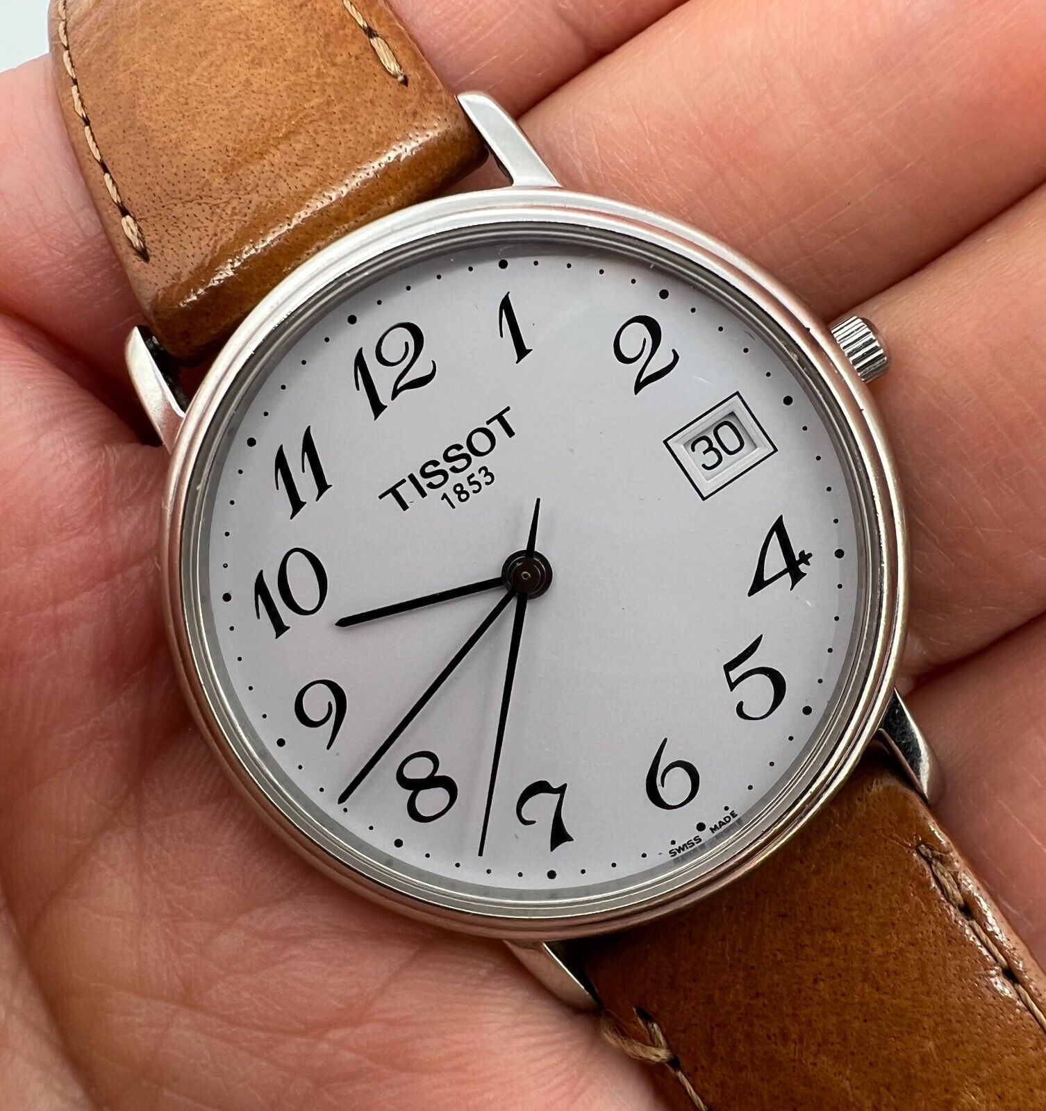 TISSOT SAPPHIRE CRYSTAL QUARTZ MENS WATCH T870/970