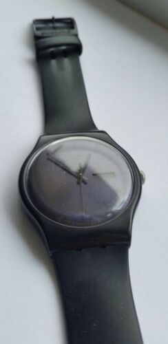 Black Men's SWATCH SR1130SW Swiss Made Watch | WatchCharts Marketplace