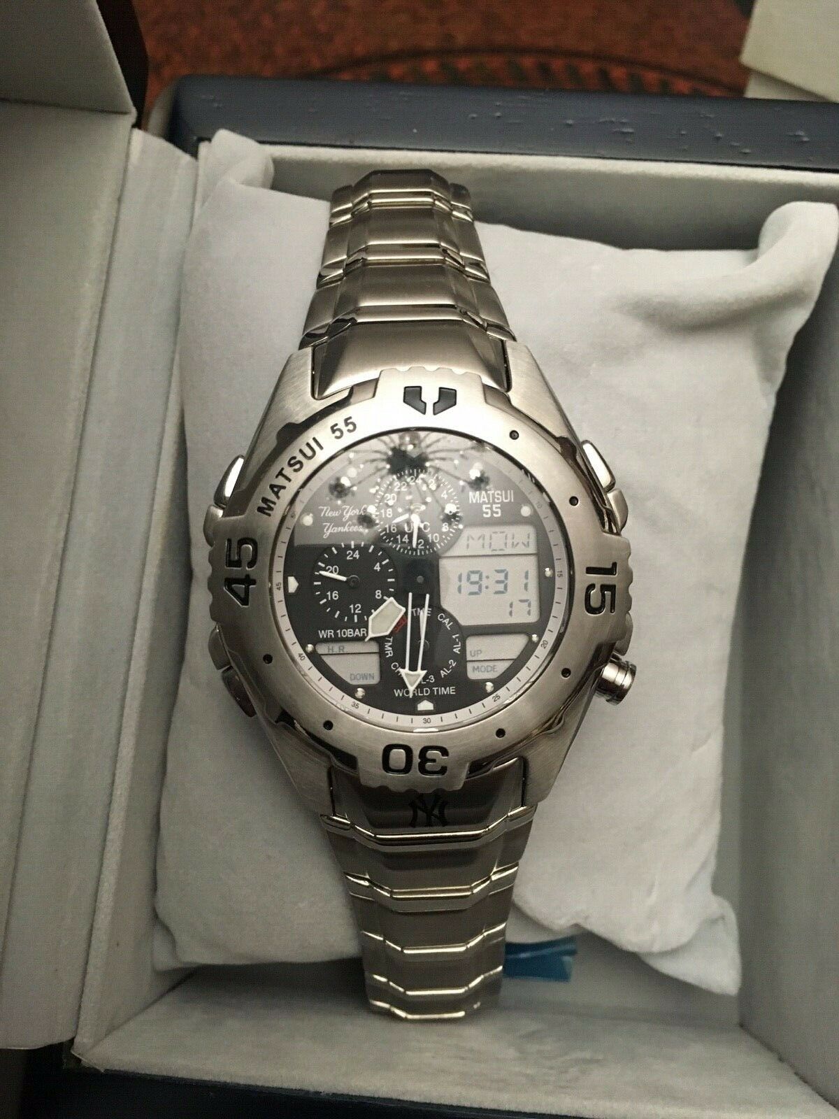 CITIZEN - 【値下げ】松井ウォッチ　NEW YORK YANKEES シチズン MLB NEW YORK YANKEES 松井ウォッチ クロノグラフ
