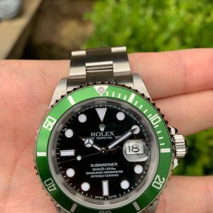 Rolex Submariner Green 50th Anniversary Flat 4 Watch 16610LV