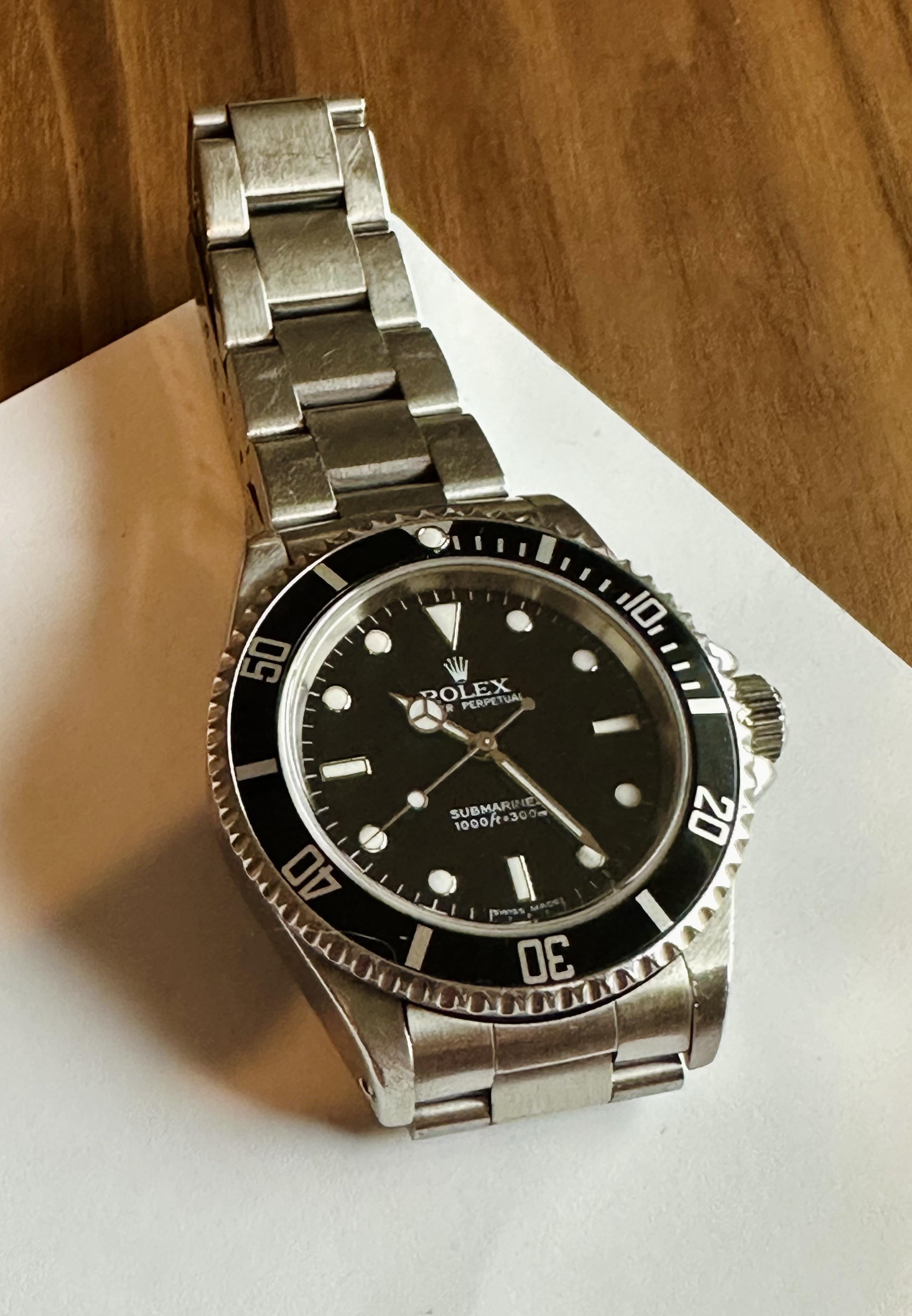 WTS 2006 Rolex Submariner No Date Two Liner 14060M WatchCharts Marketplace CA