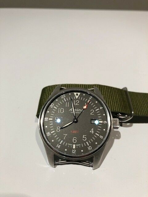 Alpina Startimer Quartz GMT Model AL 247B4S6 WatchCharts