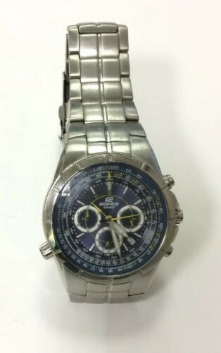 Casio Edifice EF-518 Chronograph Stainless Steel Men's Watch | WatchCharts