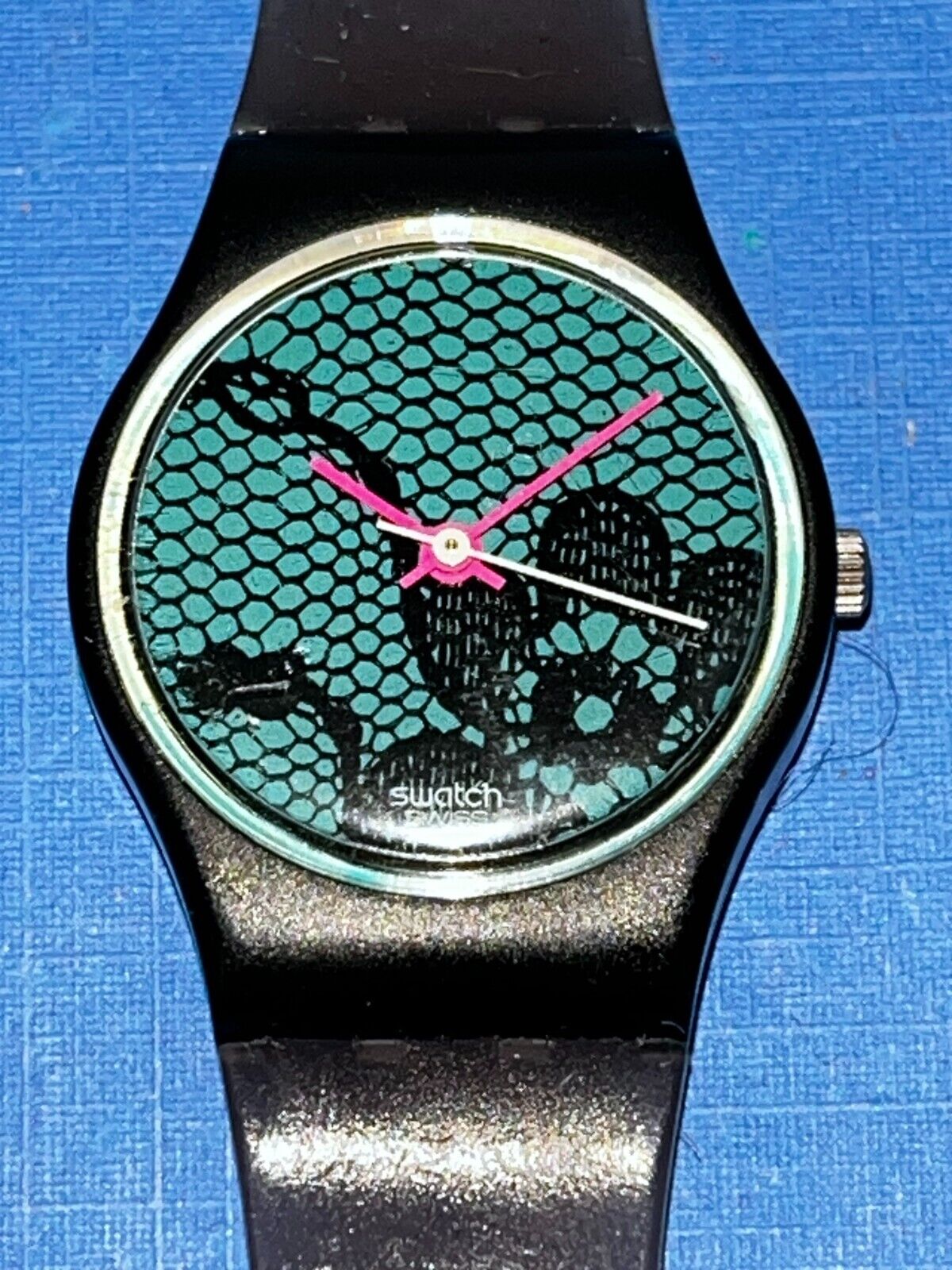 Vintage 1985 Swatch Velvet Underground LB108 Watch 25mm 