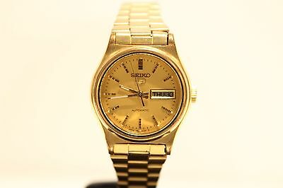 VINTAGE LADIES JAPAN GOLD PLATED AUTOMATIC WATCH display picture 3