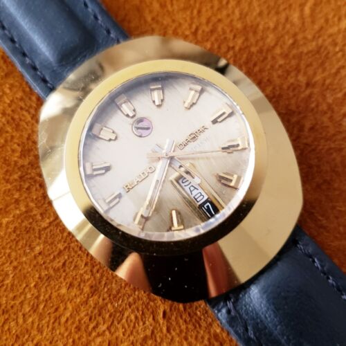 Rado diastar hot sale leather strap