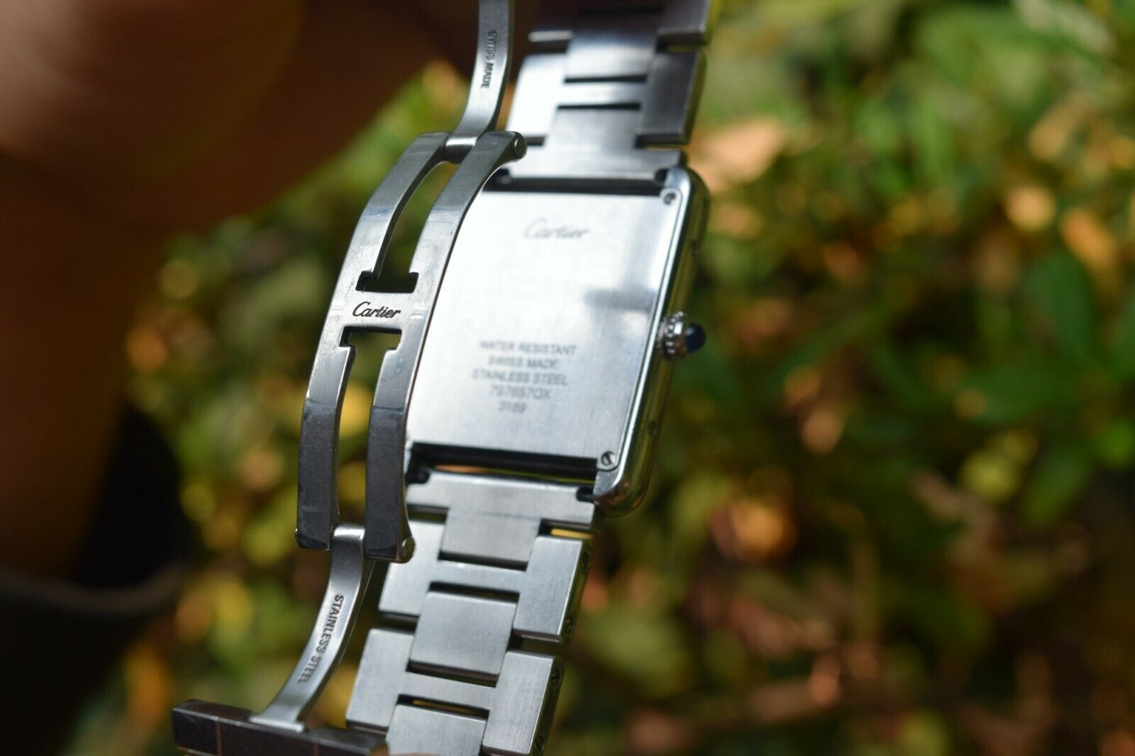  Cartier Tank Solo XL Automatic Silver Dial Men's Watch