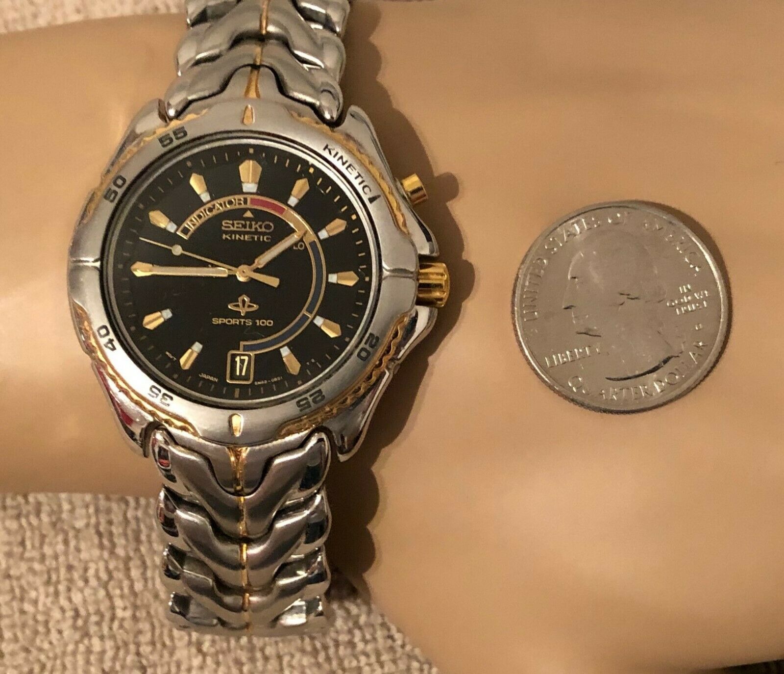 seiko kinetic sports 100 price