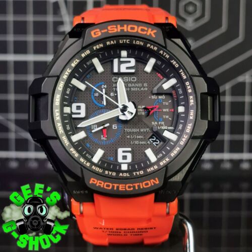 CASIO(カシオ) / ソーラー腕時計・G-SHOCK/アナログ/オレンジ