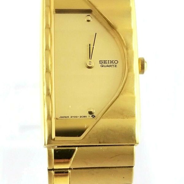 Women's Seiko 2Y00-5G10 Gold Tone Integrated Watch | WatchCharts