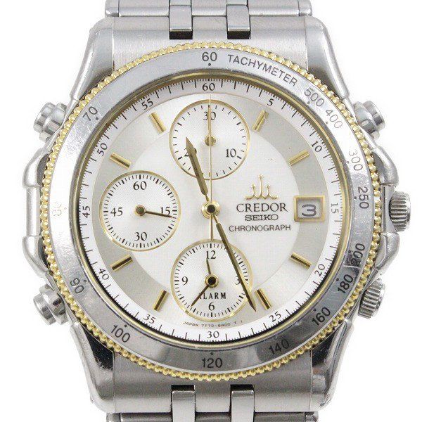 [Used] SEIKO Seiko Credor Chronograph Alarm Quartz Men's Watch 18K