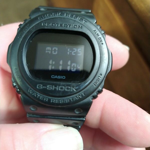 Casio G Shock DW5750E-1B Mens Black Digital Watch | WatchCharts