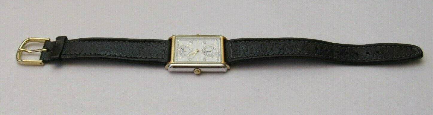 RARE SEIKO 7F22 5019 DUO DIAL DUAL TIME 2 TIME ZONE MENS CLASSIC