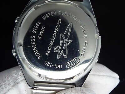 VINTAGE CASIO DIGITAL WATCH CASIOTRON TRN-120 1670 20TH