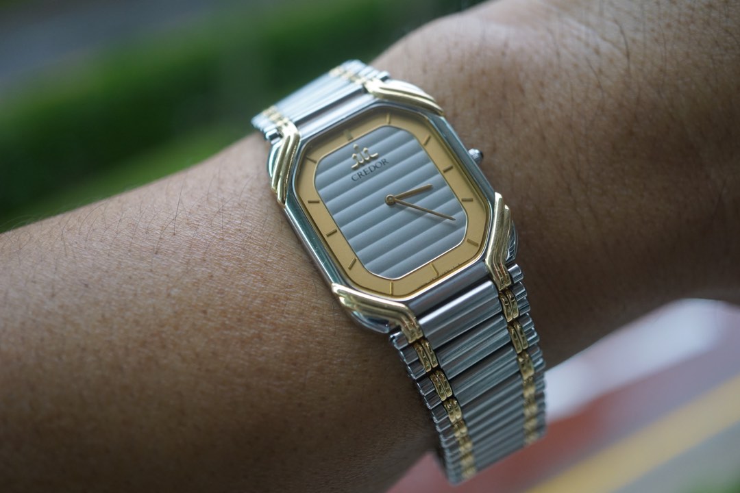 Seiko Credor 2F70-5480(Steel and 18K gold) + Credor 2F70-5340 | WatchCharts  Marketplace