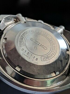 Vintage '70 Seiko 6139-7000 Chronograph, Runs 4 Repair, Proof/Resist, Orig.  Band | WatchCharts