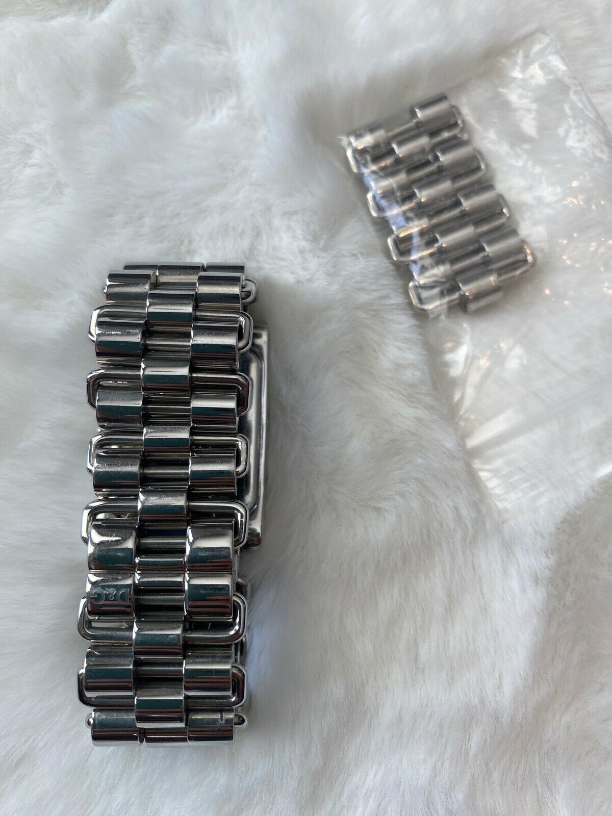 Dolce & Gabbana D&G Time Men's Rectangular Face Silver Watch