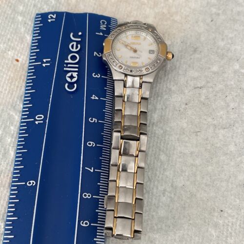 Vintage Seiko Coutura 7N82 0CG0 Ladies mother of pearl Watch