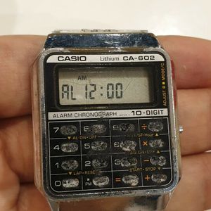 Vintage Casio Ca 602 Calculator Alarm Stopwatch Rare Japan Digital Wrist Watch Watchcharts