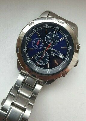 Seiko Chronograph for Men watch 4t57 0080 Watch 100m Stainless