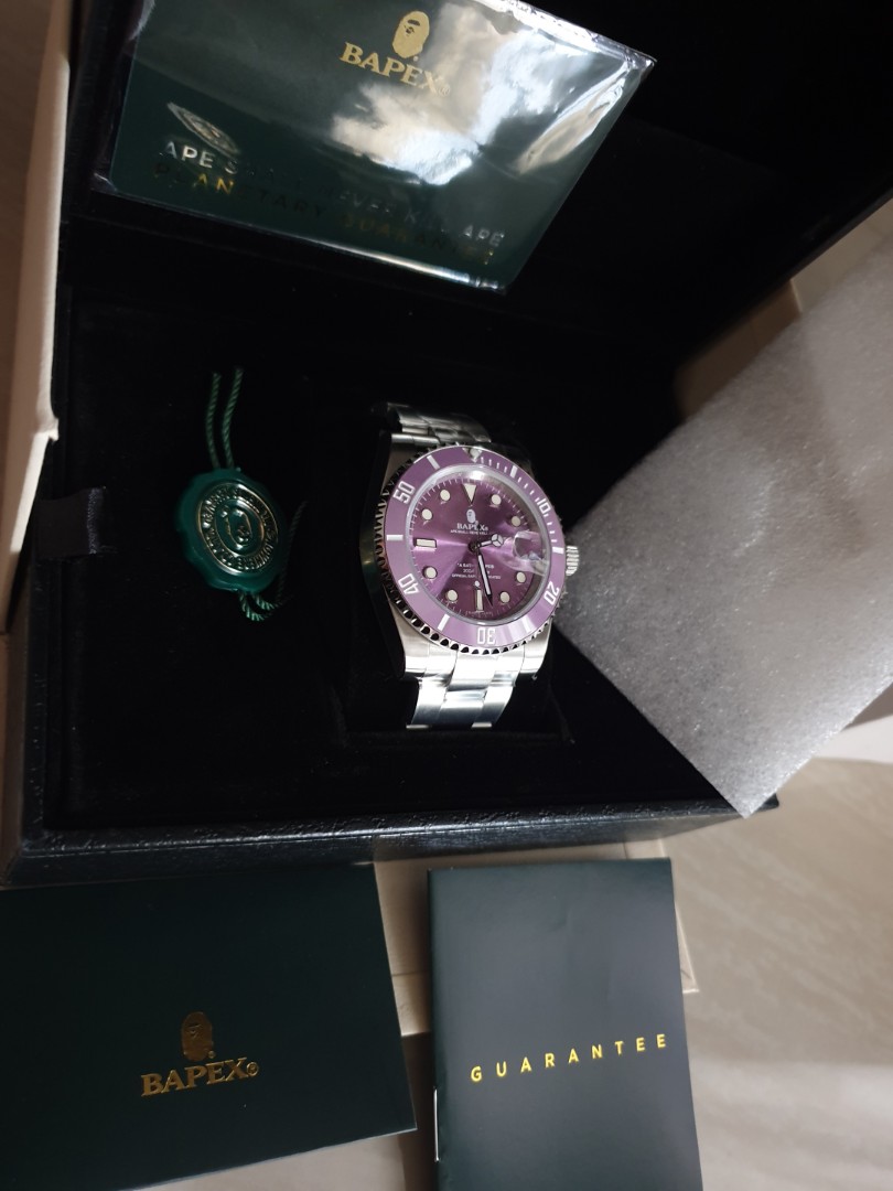 Bapex Watch Type 1 Purple / Green | WatchCharts