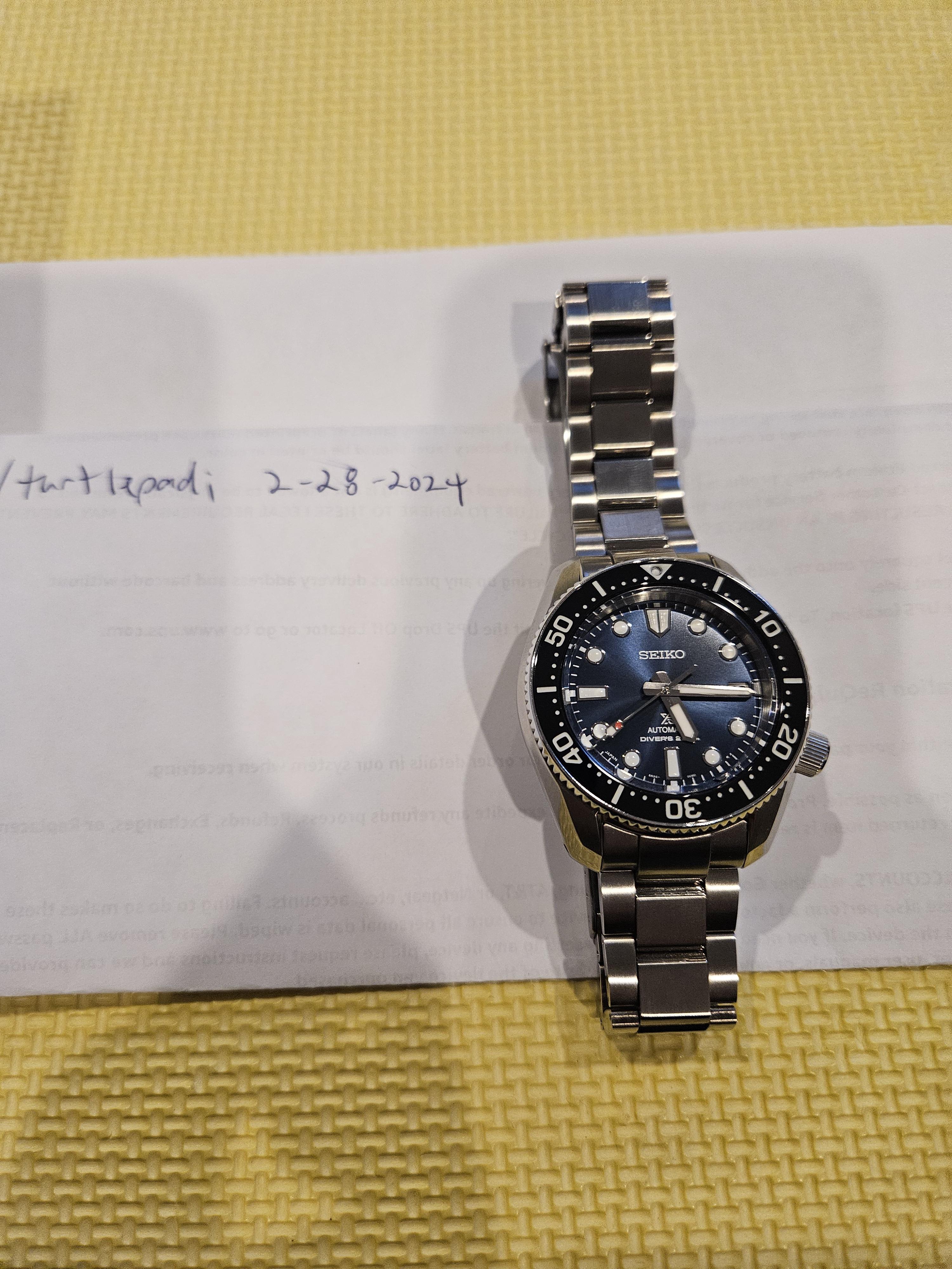 WTS Seiko SPB 187 Marinemaster Reduced WatchCharts Marketplace