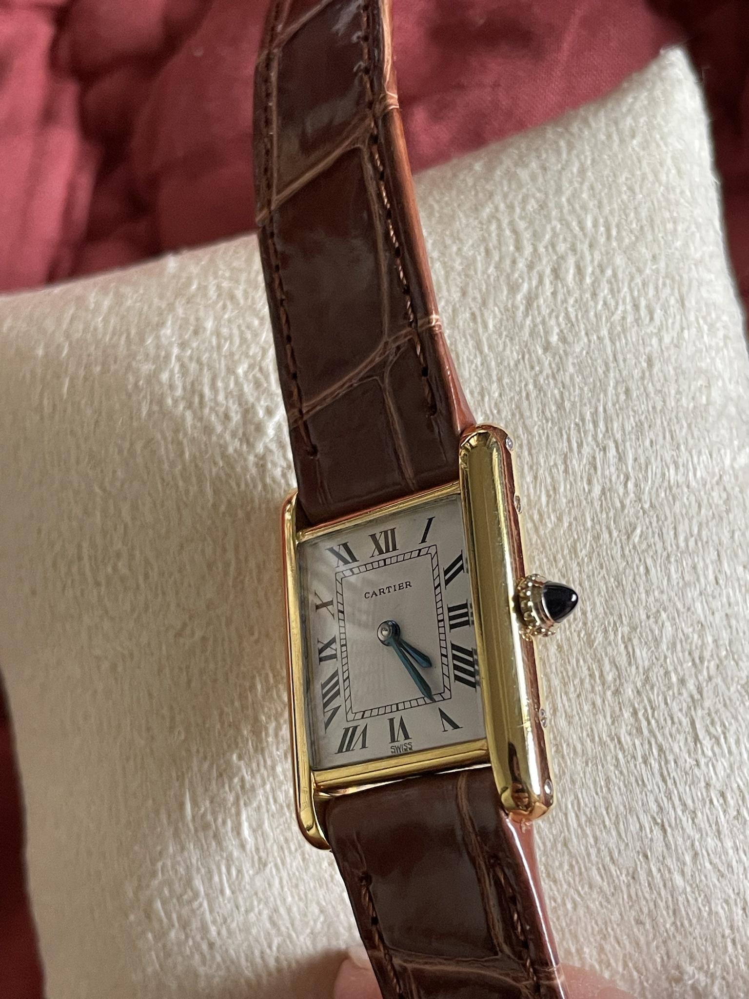 WTS] Cartier Tank Louis 18k Yellow Gold